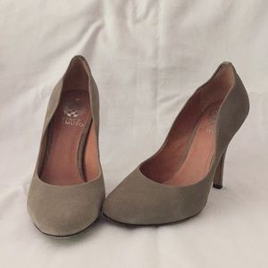 Vince Camuto suede heels